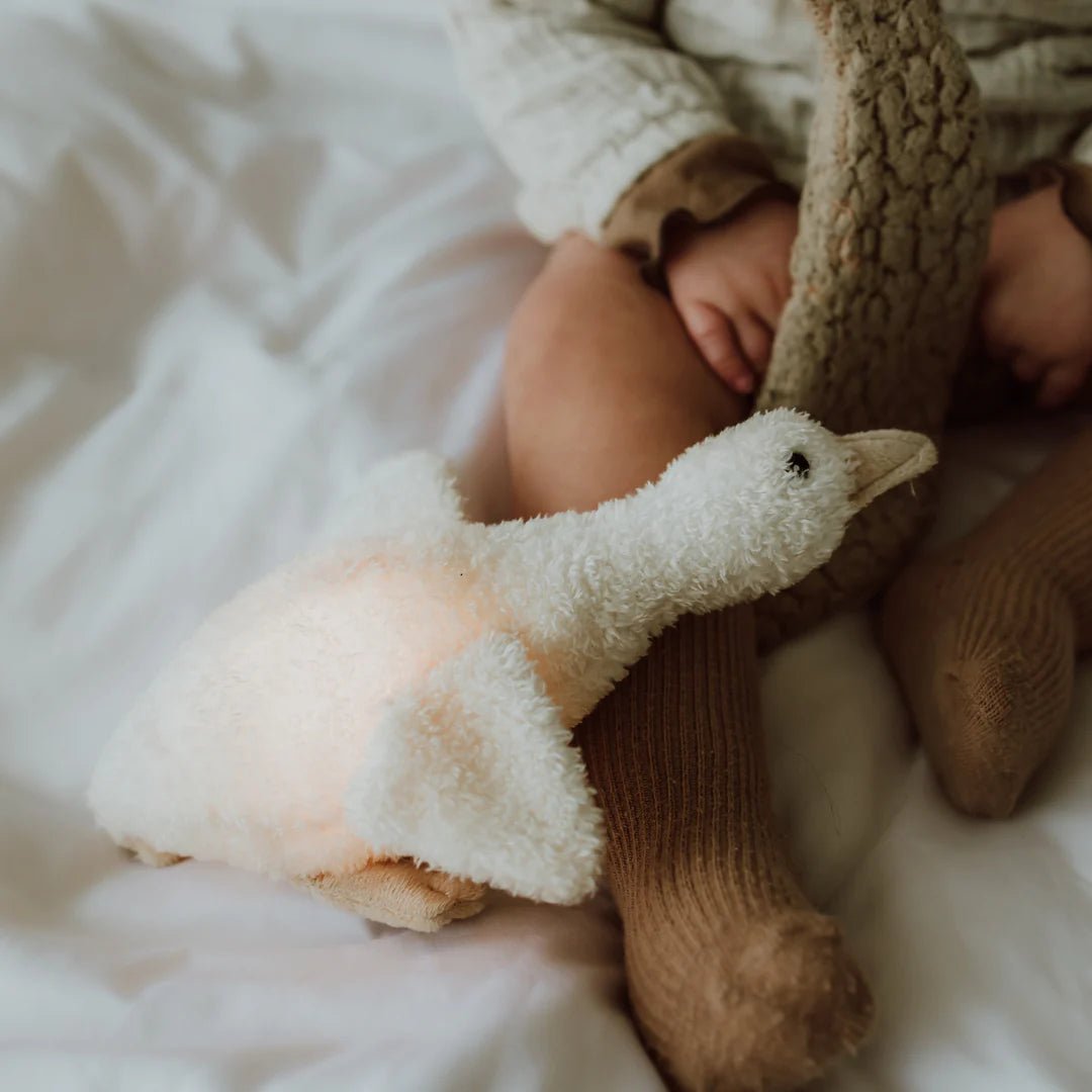 Nachtlicht &amp; Kuscheltier Gans "Liva" - little something