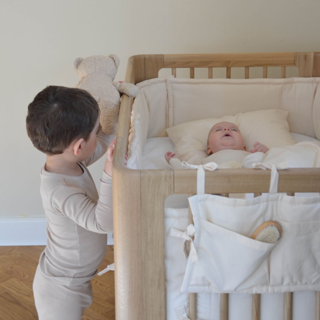 Nature Babybett 2.0 - Eiche 124,5x72,5 cm (exkl. Umbauset in ein Kinderbett)