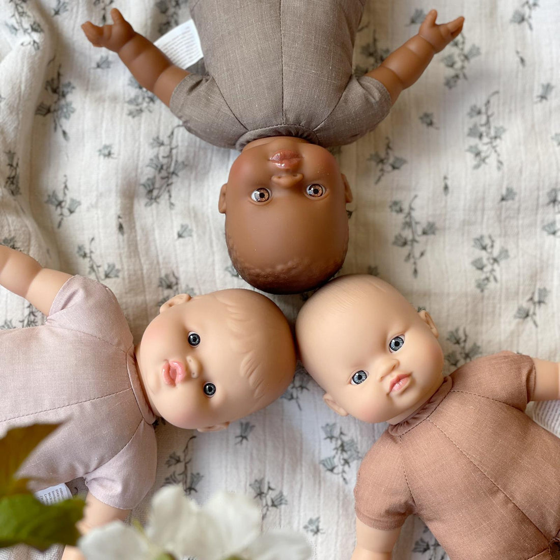 Puppe mit Stoffkörper "Babies" 28cm "Mae" - little something