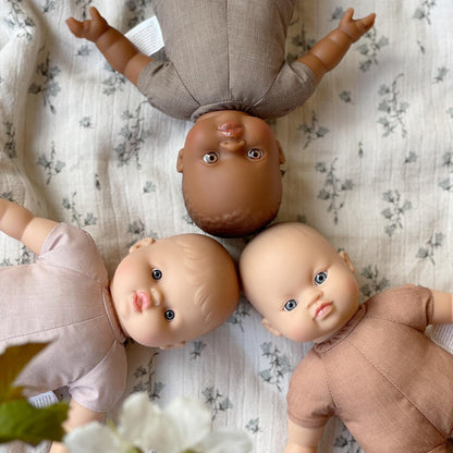 Puppe mit Stoffkörper "Babies" 28cm "Mae" - little something