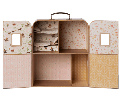 Puppenhaus "SuitCasa" - Kleine Schwester und Bruder Maus - little something