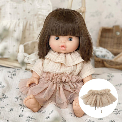 Puppenröcke / Tutu / Rock dark rose