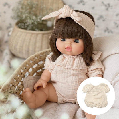 Puppenromper Musselin blush