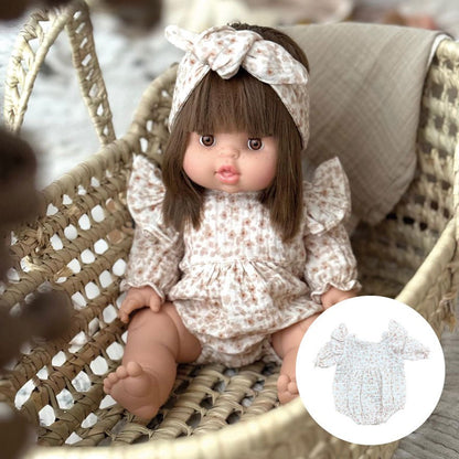 Puppenromper Musselin little flower - little something