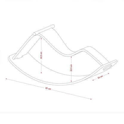 Schaukelpferd inkl. Balance - Board „Rocking Horse Perfect Arc“ - little something