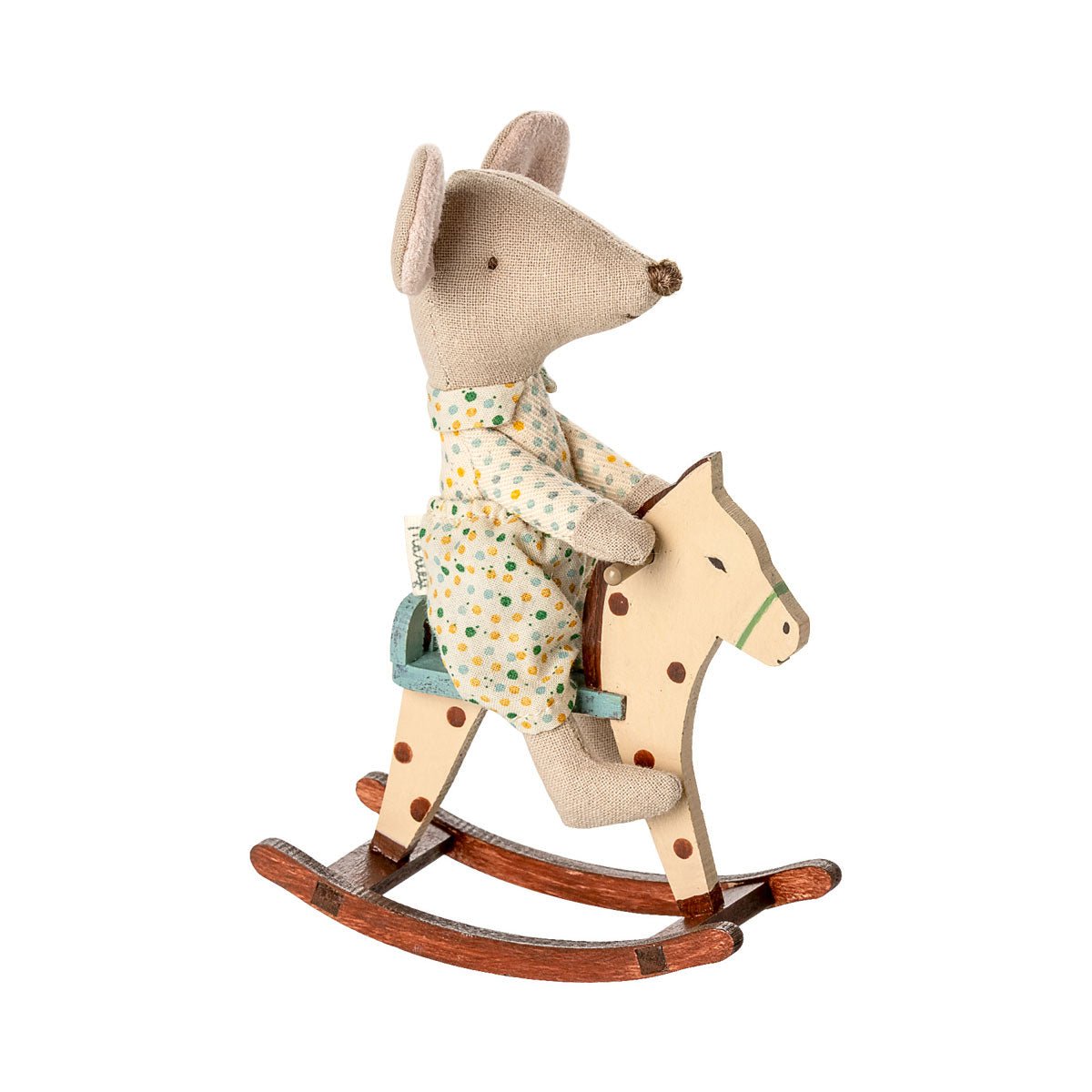 Schaukelpferd, Maus - Dunkelbraun - little something