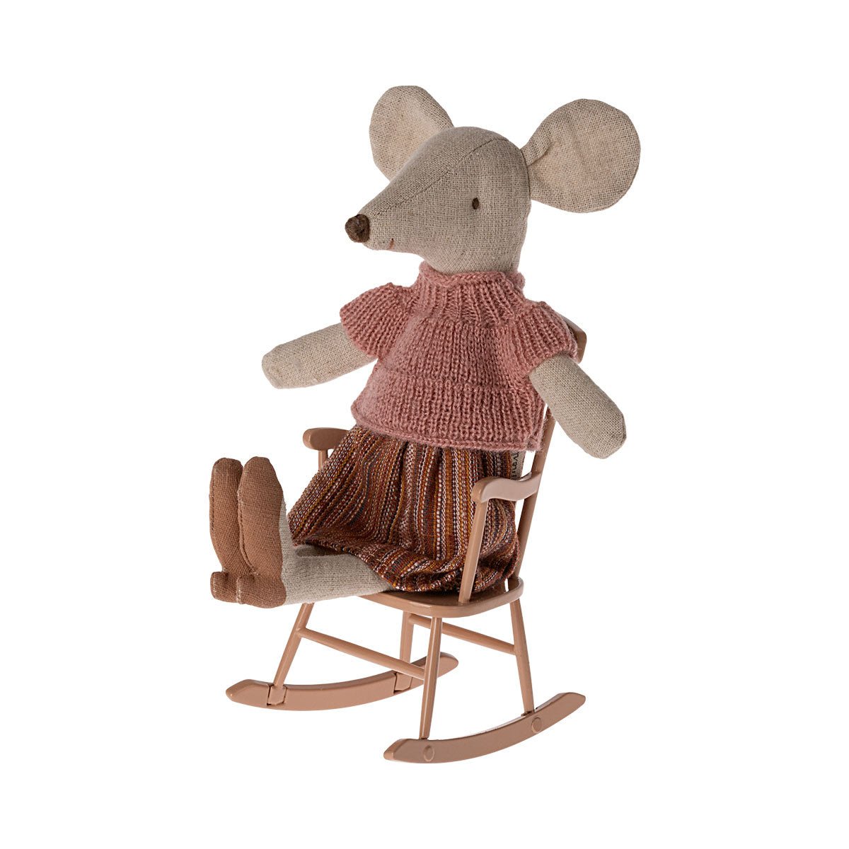 Schaukelstuhl Maus - Dunkel Powder - little something