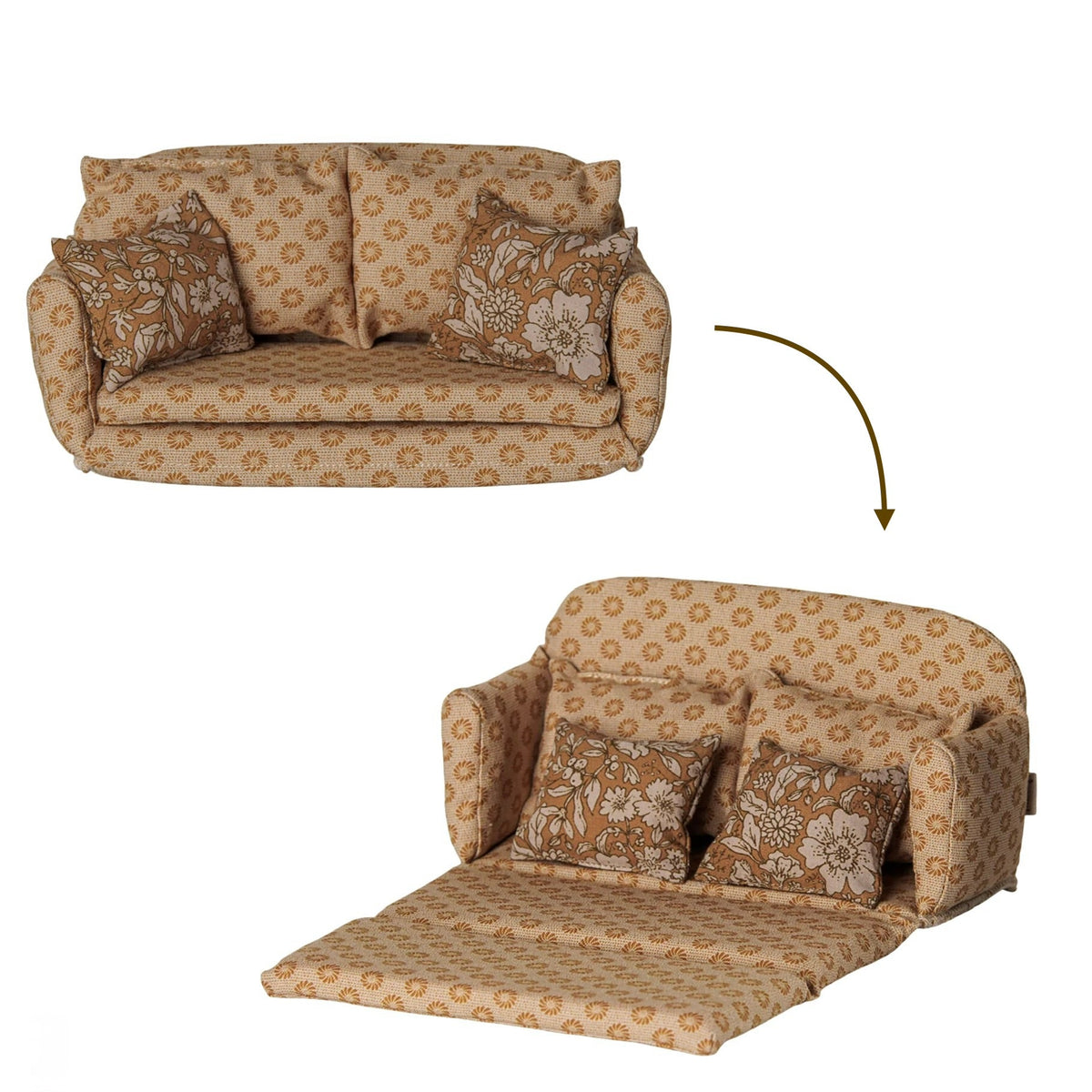 Schlafsofa Sofa, Maus - ocker - little something