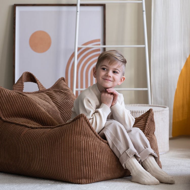 Sitzkissen Cord "Beanbag Toffee" - little something