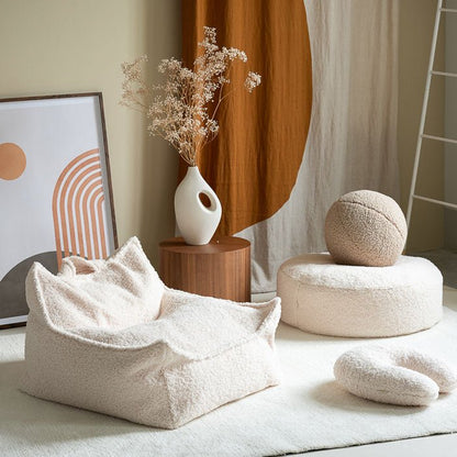 Sitzkissen Teddy "Beanbag Cream White" - little something