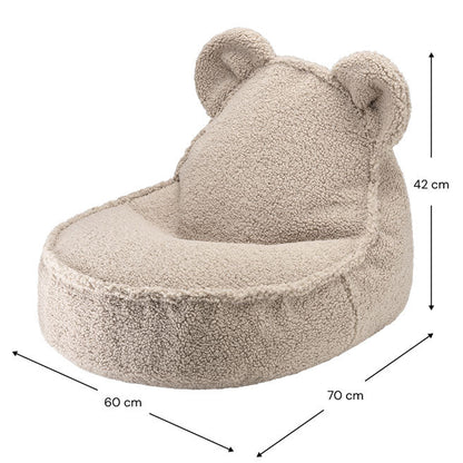 Sitzkissen Teddy mit Bärenohren "Bear Beanbag Biscuit" - little something
