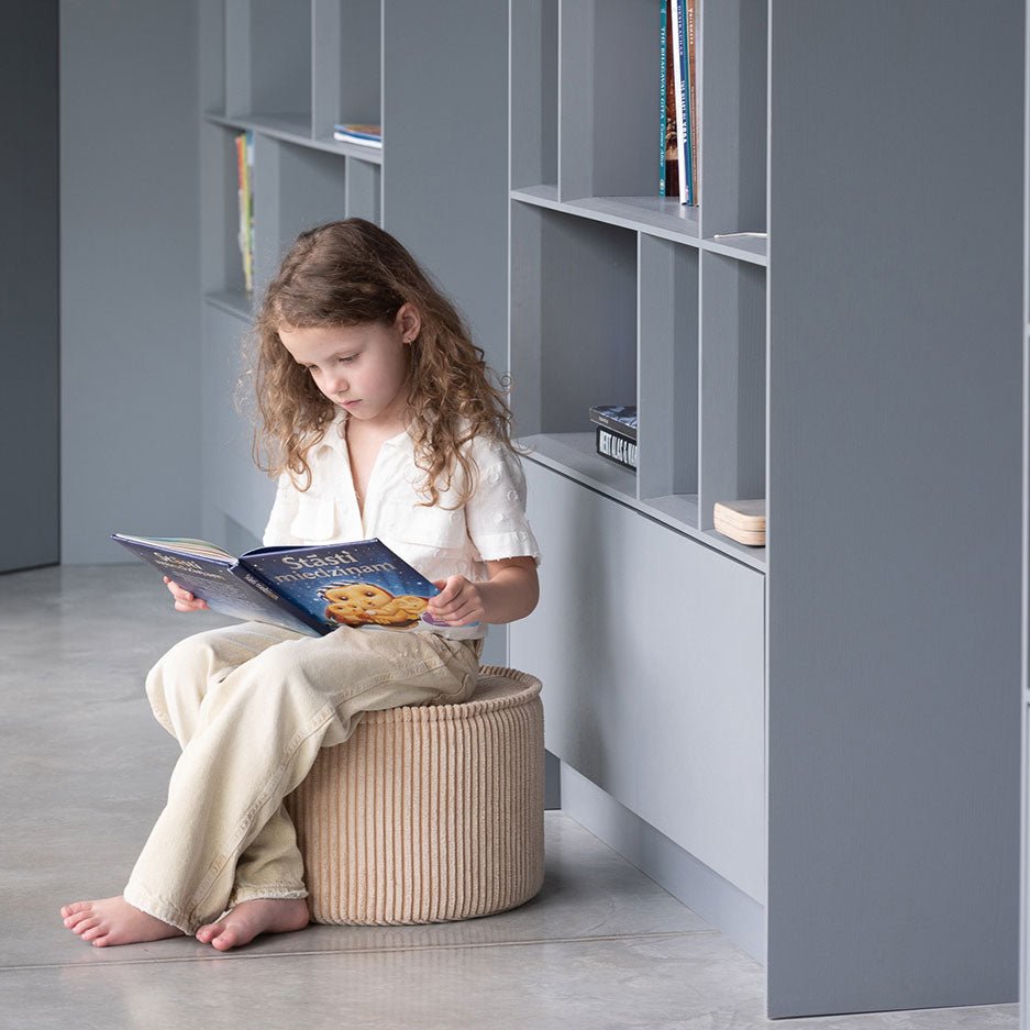 Sitzkissen Teddy "Pouffe Brown Sugar" - little something