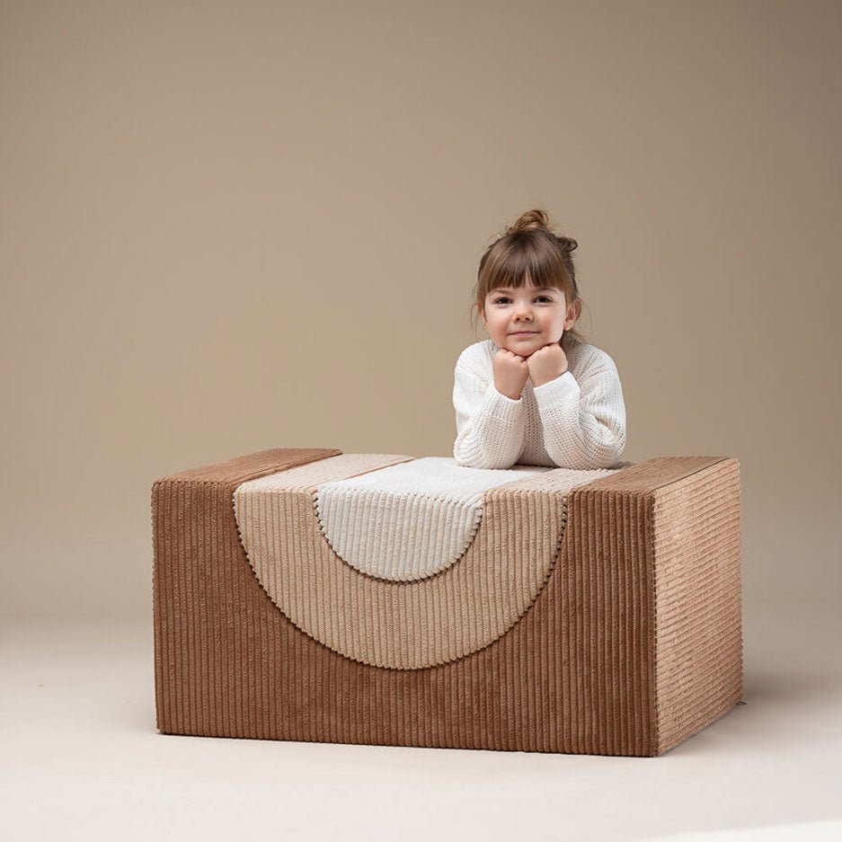 Spielpolster Regenbogen 3 - teilig "Rainbow Playset Toffee" - little something