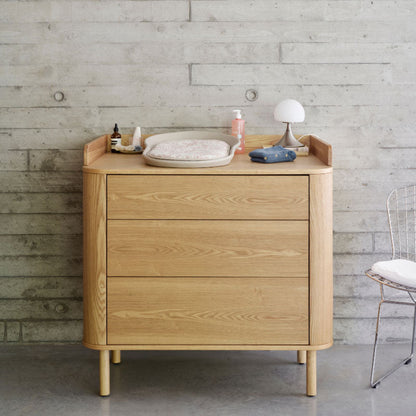 Wickelkommode XL Yume mit Schubladen - Natural Ash - little something