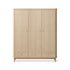 Wood Kleiderschrank, 3 - türig - Eiche - little something
