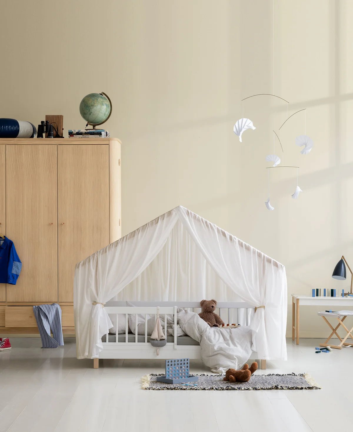 Wood Mini+ Zelt transparent für das Hausbett - little something