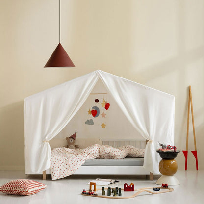 Wood Original Hausbett 90x200 cm - Weiß/Eiche - little something