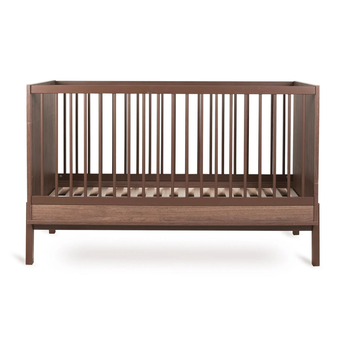 Babybett Ashi - Chestnut 140x70cm (inkl. Umbaumöglichkeit in ein Kinderbett 140x70cm) - little something