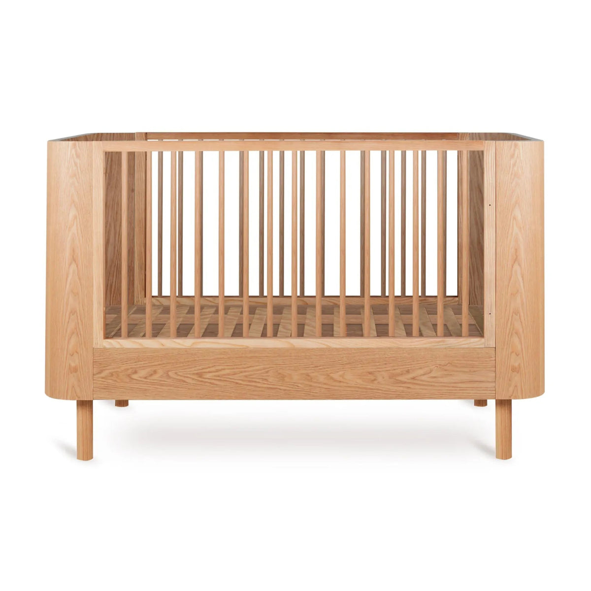 Babybett Yume - Natural Ash 140x70cm (inkl. Umbaumöglichkeit in ein Kinderbett 140x70cm)